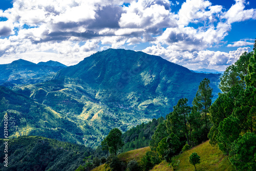 Landscape of Mountain in Pithoragarh, Uttarakhand, India