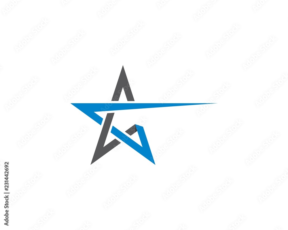 Star logo illustration Star logo illustration