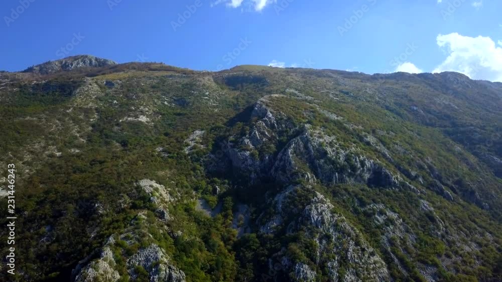 Aerial view of mountain Aerial view of mountain