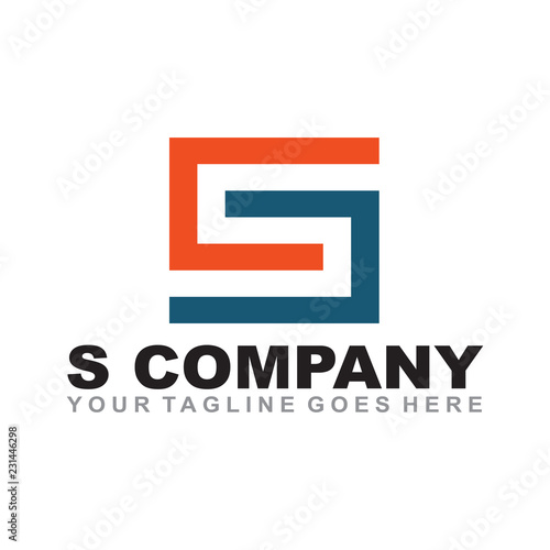 Free Download S letter logo design vector template - GFXLoad