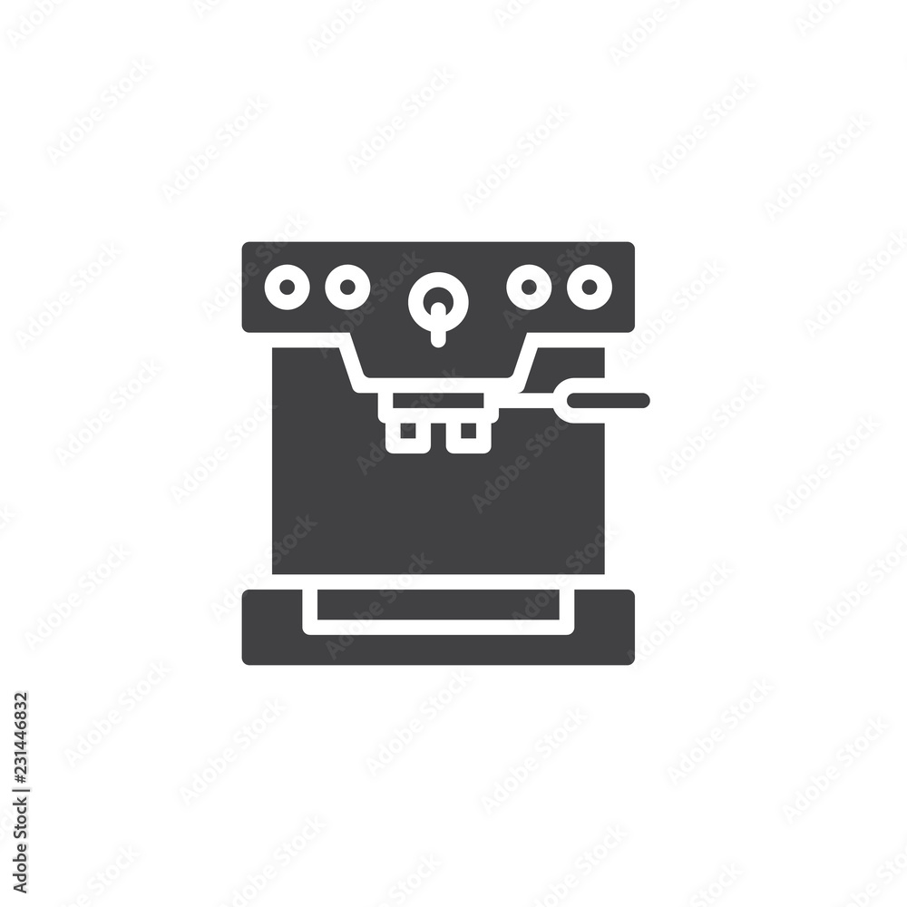 Coffee machine vector icon. filled flat sign for mobile concept and web design. coffee maker simple solid icon. Symbol, logo illustration. Pixel perfect vector graphics Coffee machine vector icon. filled flat sign for mobile concept and web design. coffee maker simple solid icon. Symbol, logo illustration. Pixel perfect vector graphics