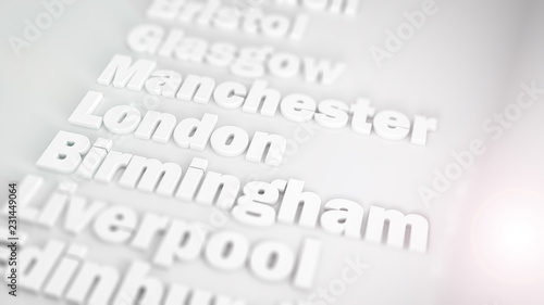 Fotografie 3D Cities Rendering