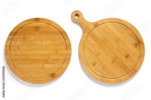 wooden pizza or bread cutting board
