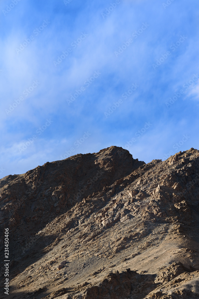 The himaraya mountain with blue sky