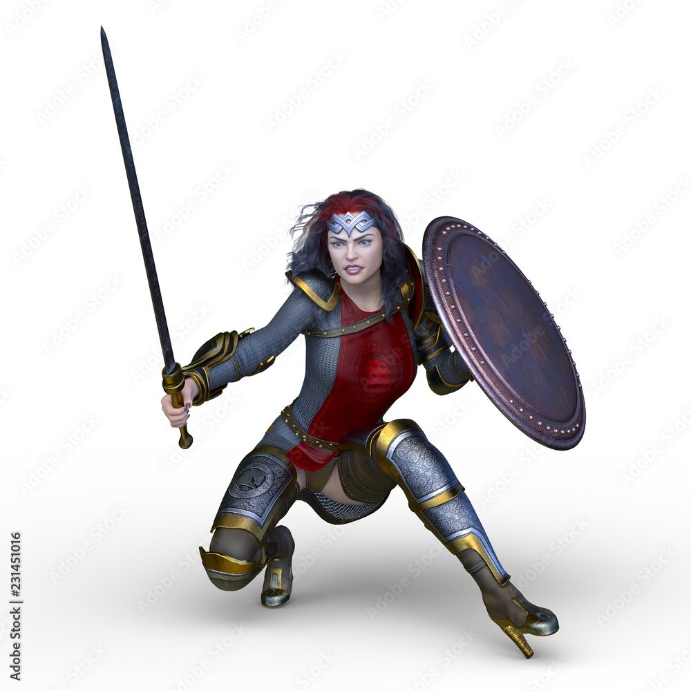 戦う女戦士 戦う女戦士