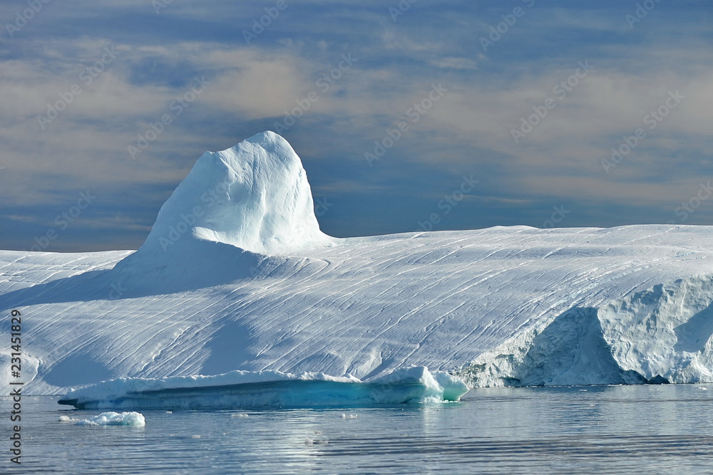 Icebergs near the coast of Greenland. Icebergs near the coast of Greenland.