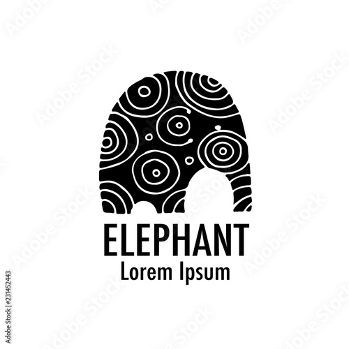 Ornate elephant design