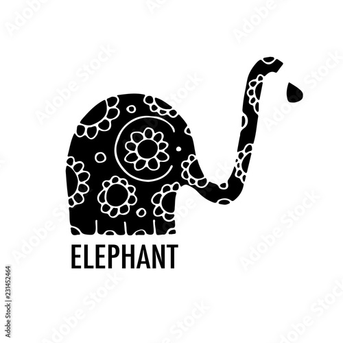 Ornate elephant design
