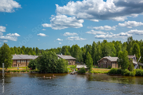 The rural life and the religious monuments of Karelia region photo