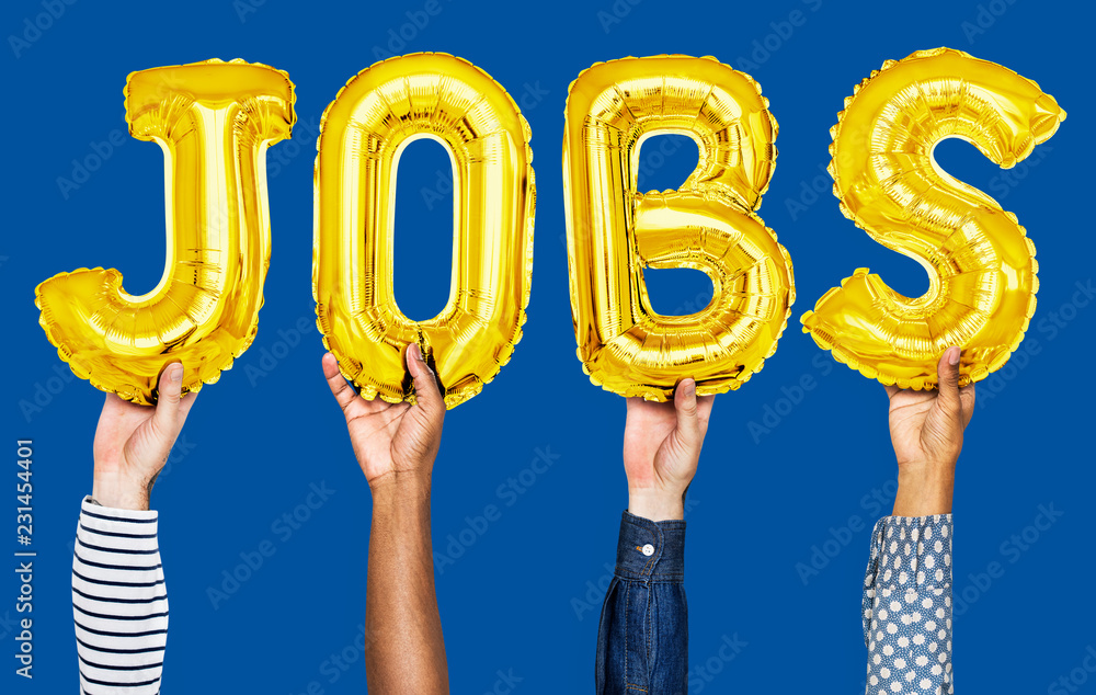 © Rawpixel.com - Hands showing jobs balloons word © Rawpixel.com - Hands showing jobs balloons word