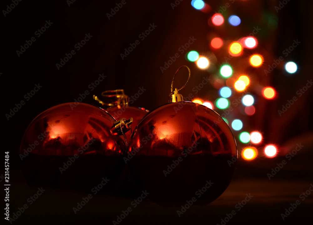 Fototapeta premium Bolas de navidad