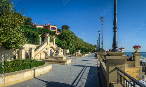 Golden Beach Promenade in Odessa photo