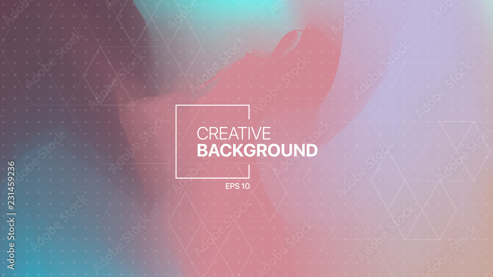 Abstract background with gradient liquid for web backgrounds, advertising posters, covers and brochures.