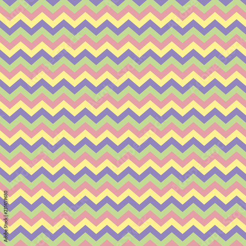 Zigzag pattern. Geometric background flat style illustration. Texture for print, banner, web, flayer, cloth, textile. © Renat
