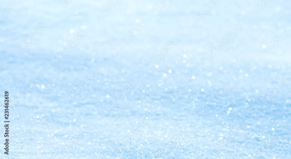 Obraz premium Panoramic Abstract light blue defocused gradient background