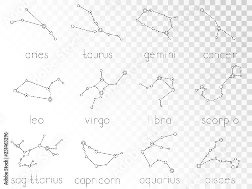 Vector illustration with hand drawn stag beetle and Sacred geometric symbol against the starry sky. Abstract mystic sign.