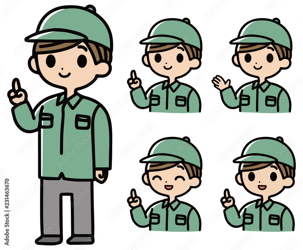 作業着 男性 イラスト セット Stock Vector Adobe Stock 作業着 男性 イラスト セット Stock Vector Adobe Stock