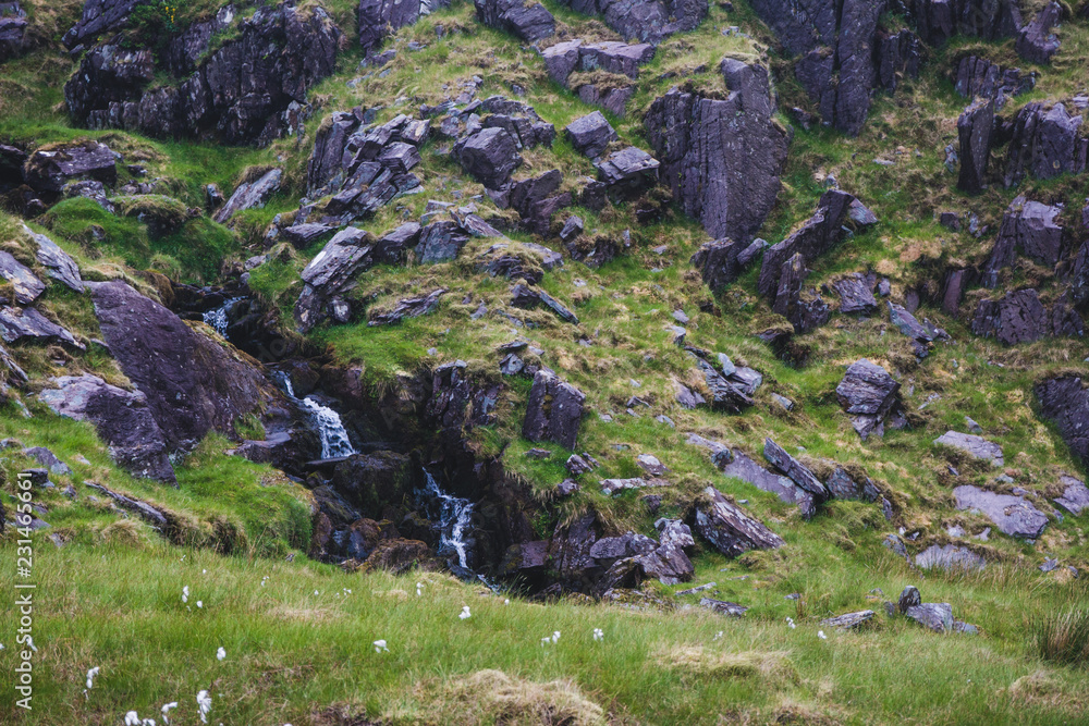Highland area near of mount Carrauntoohil. At morning Highland area near of mount Carrauntoohil. At morning