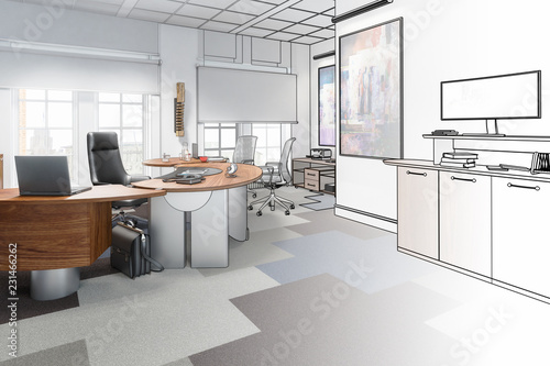 Executive Office 02 (drawing)