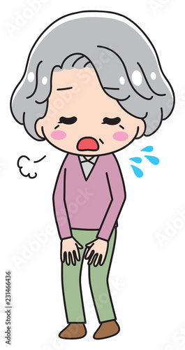 Seniors with shortness of breath and palpitations