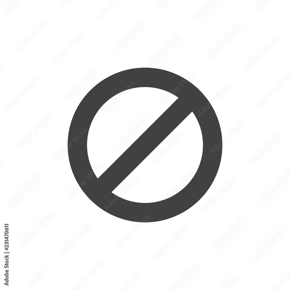 Do Not Disturb vector icon. filled flat sign for mobile concept and web design. Crossed prohibition circle solid icon. Symbol, logo illustration. Pixel perfect vector graphics Do Not Disturb vector icon. filled flat sign for mobile concept and web design. Crossed prohibition circle solid icon. Symbol, logo illustration. Pixel perfect vector graphics