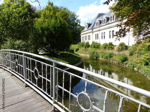 Orangerie und Brückengeländer in Mondorf-les-Bains / Luxemburg
