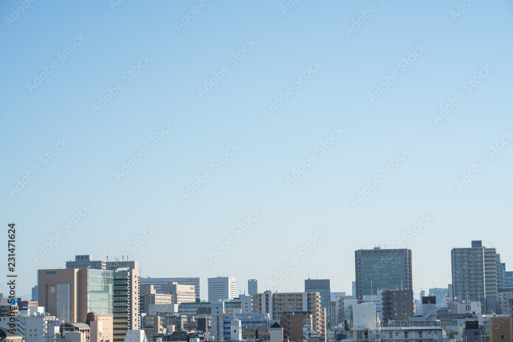 Fototapeta premium 大阪 淀川区 都市景観