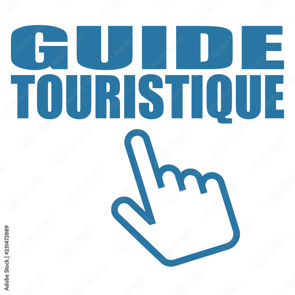 Logo guide touristique. Logo guide touristique.