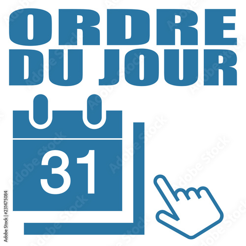 Logo ordre du jour.