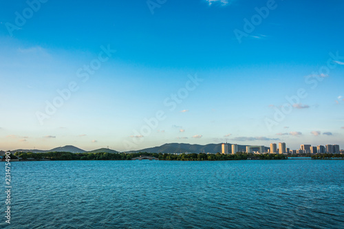 Natural Landscape of Lulin Lake in Laoshan Scenic Spot, Jiujiang City, Jiangxi Province photo