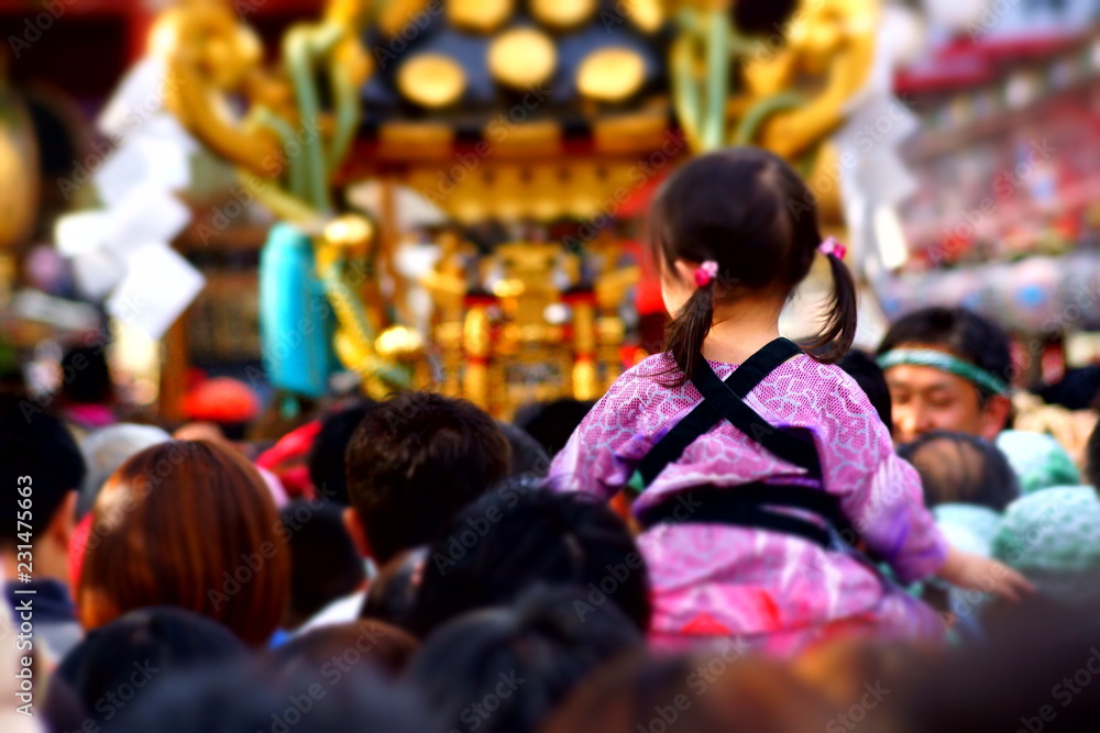 祭りの女の子 祭りの女の子