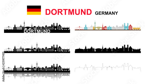 Dortmund, großes Set