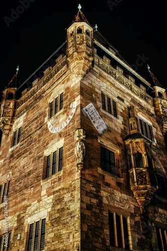 Nassauer Haus bei Nacht. photo