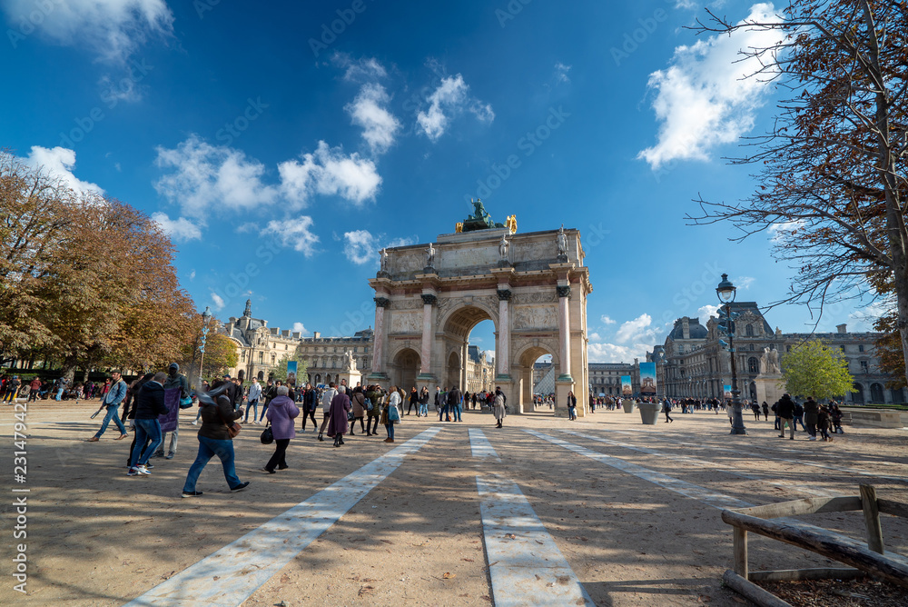 Obraz premium ルーブル周辺