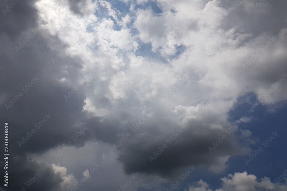 Obraz premium blue sky with clouds