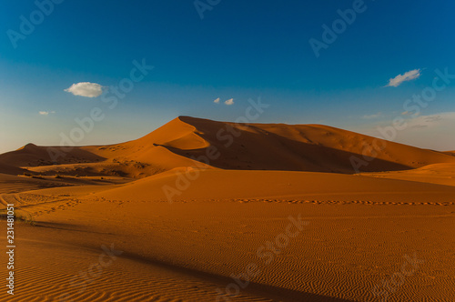 Dunes of Erg Chebbi near Merzouga in Morroco