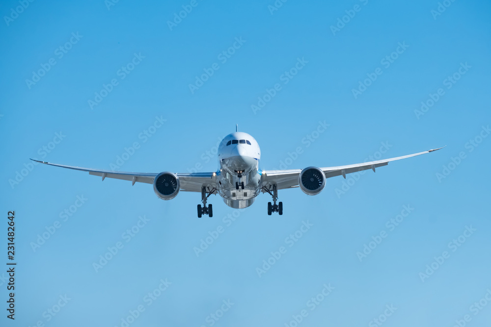 旅客機・飛行機・青空 旅客機・飛行機・青空
