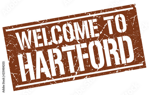 welcome to Hartford stamp