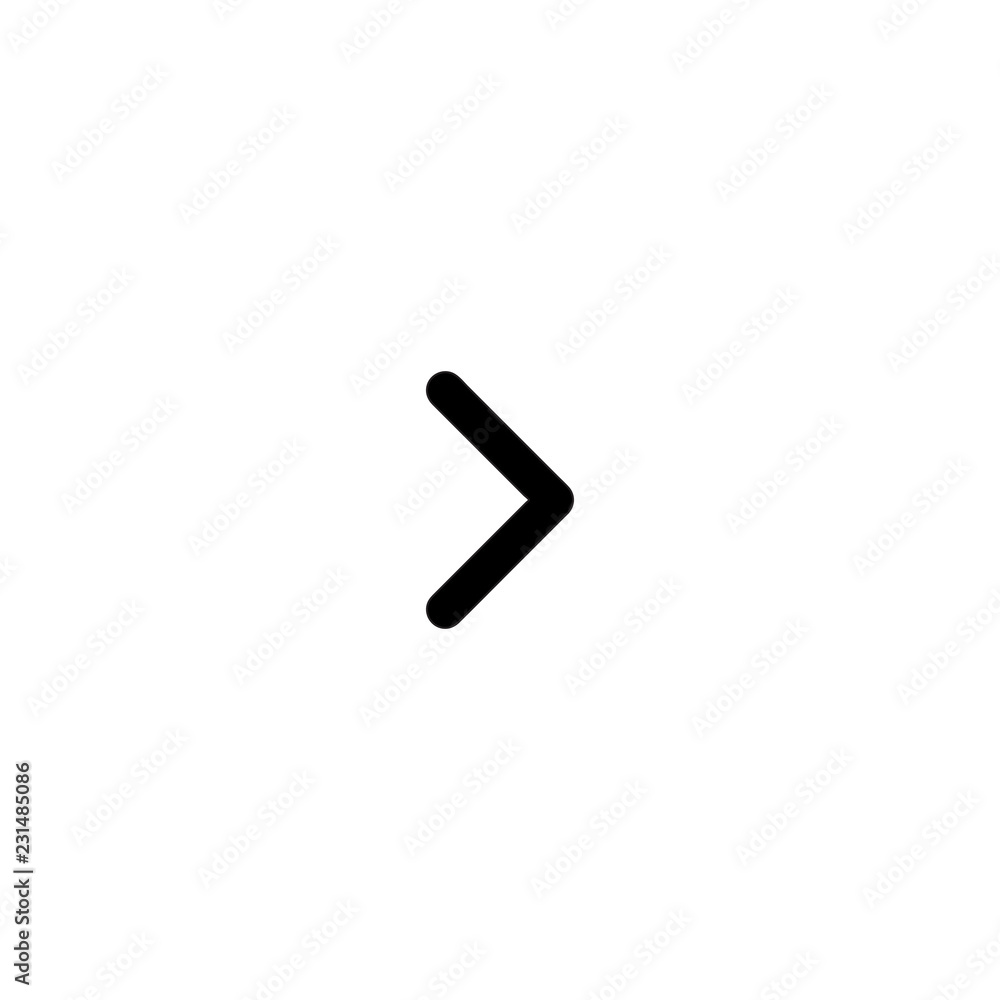Chevron right vector icon isolated on background. Trendy sweet symbol. Pixel perfect. illustration EPS 10. Chevron right vector icon isolated on background. Trendy sweet symbol. Pixel perfect. illustration EPS 10.