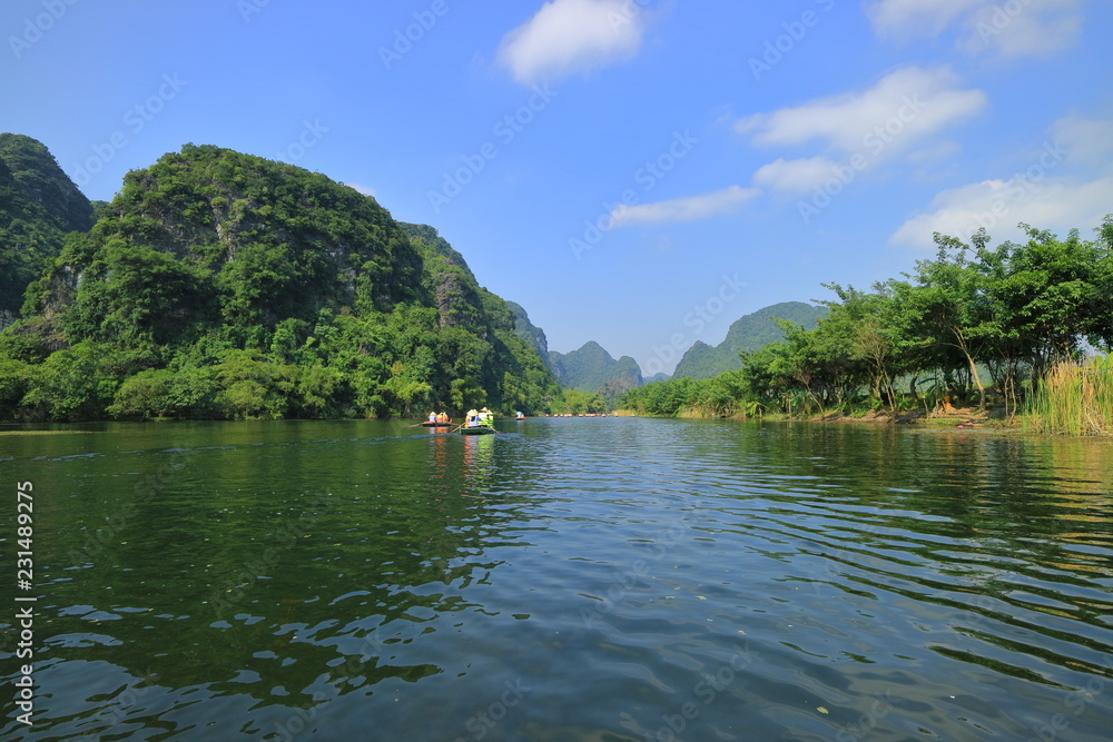 Fototapeta premium Trang Anin NInh BInh,Vietnam. world heritage site