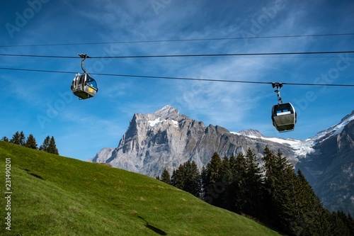 Wandern in den Schweizer Alpen, Berner Oberland, Wetterhorn, Grindelwald, Schweiz