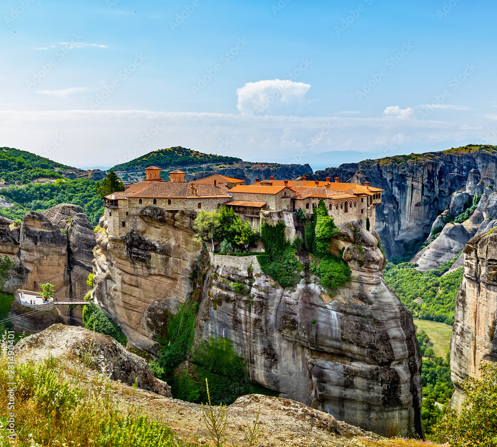 The Monastery of Varlaam is the second largest monastery in the Meteora complex.