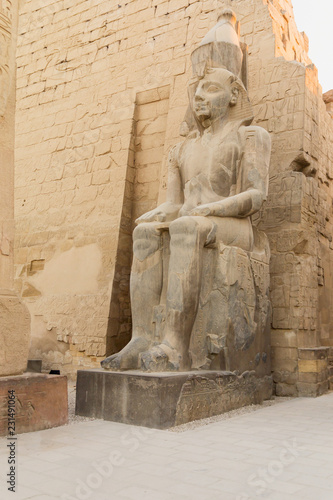 Statue of the King Ramses II ( Luxor Temple, Egypt)