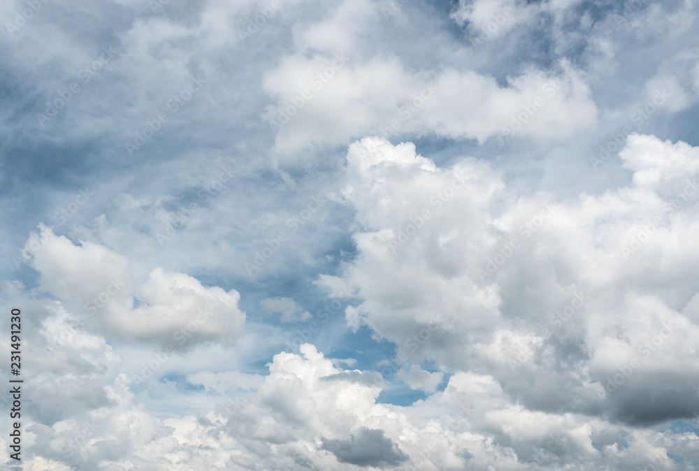 Blue sky and beautiful cirrus clouds in a sunny day. Blue sky and beautiful cirrus clouds in a sunny day.