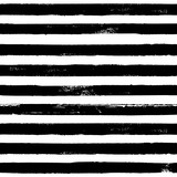Black and white ink striped seamless pattern texture background