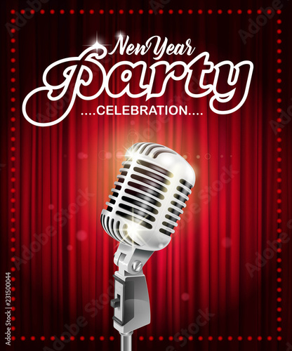 new year party sign