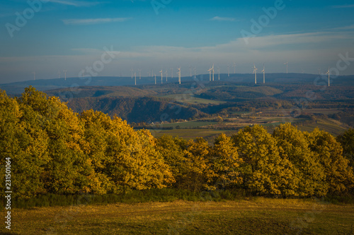 Landschaft Windkraftanlage