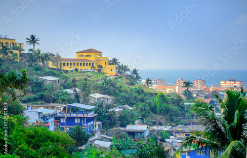 Canvas Print Cuban resort coast, countryside
