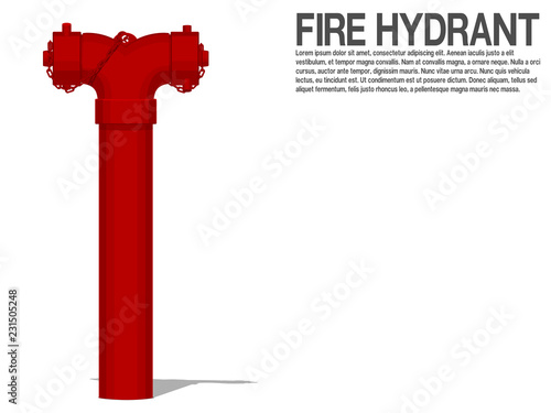 Isolated Fire hydrant on transparent background