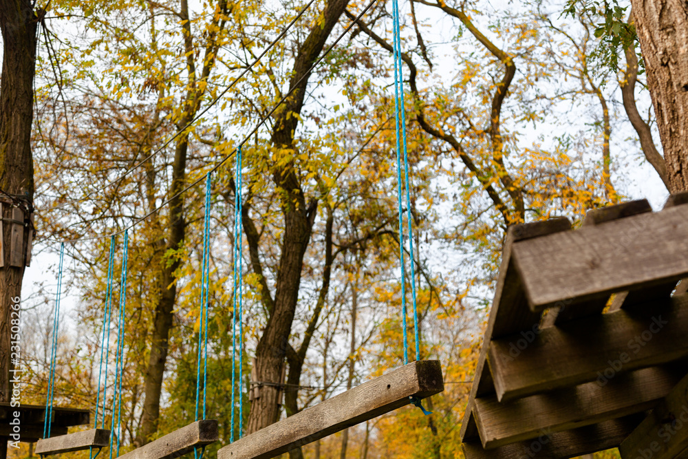 Rope park at the recreation center